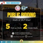 public bidding iligan: 5 roll up and 2 ibjt kiosk stalls at ibjt east, iligan city on dec 10, 2025.