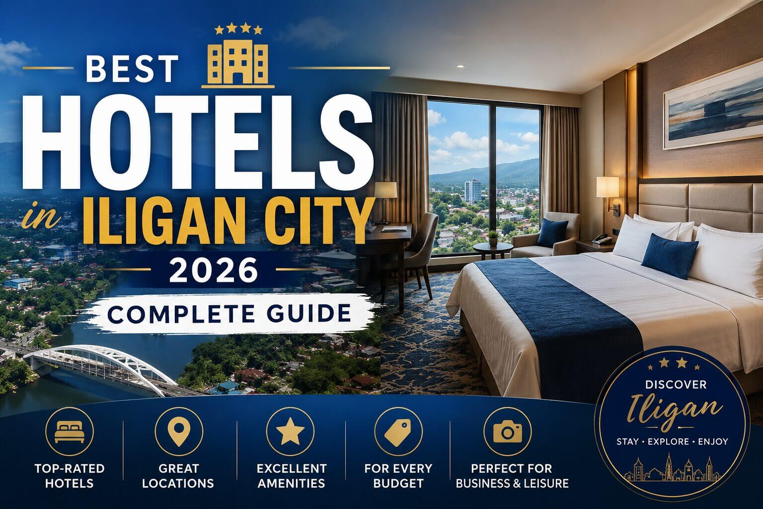 modern hotel room with city view; discover the best hotels in iligan city for your 2026 stay.